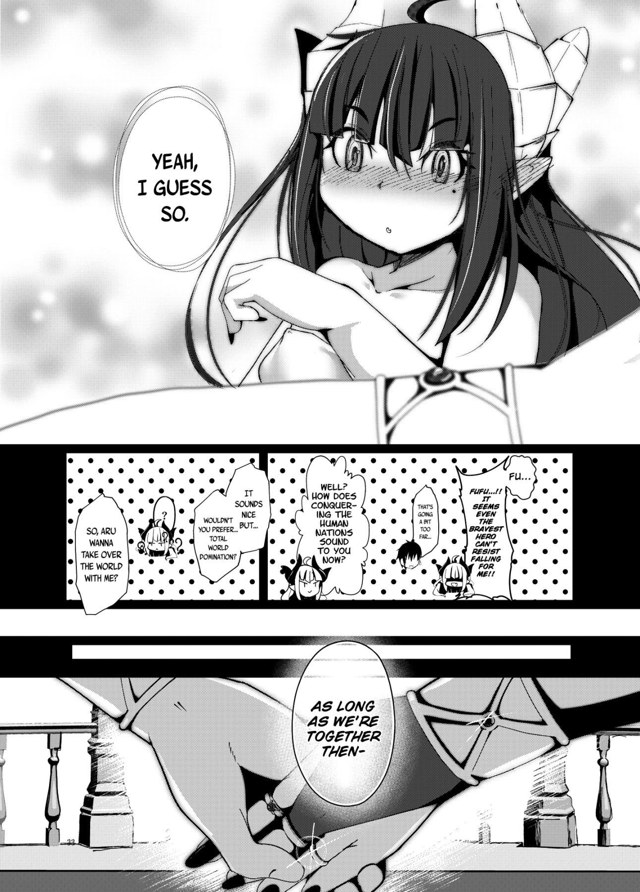 Hentai Manga Comic-A Hero, Fallen By Love-Read-32